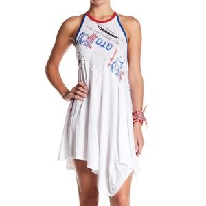 Free People Batter Up Mini Dress, Medium